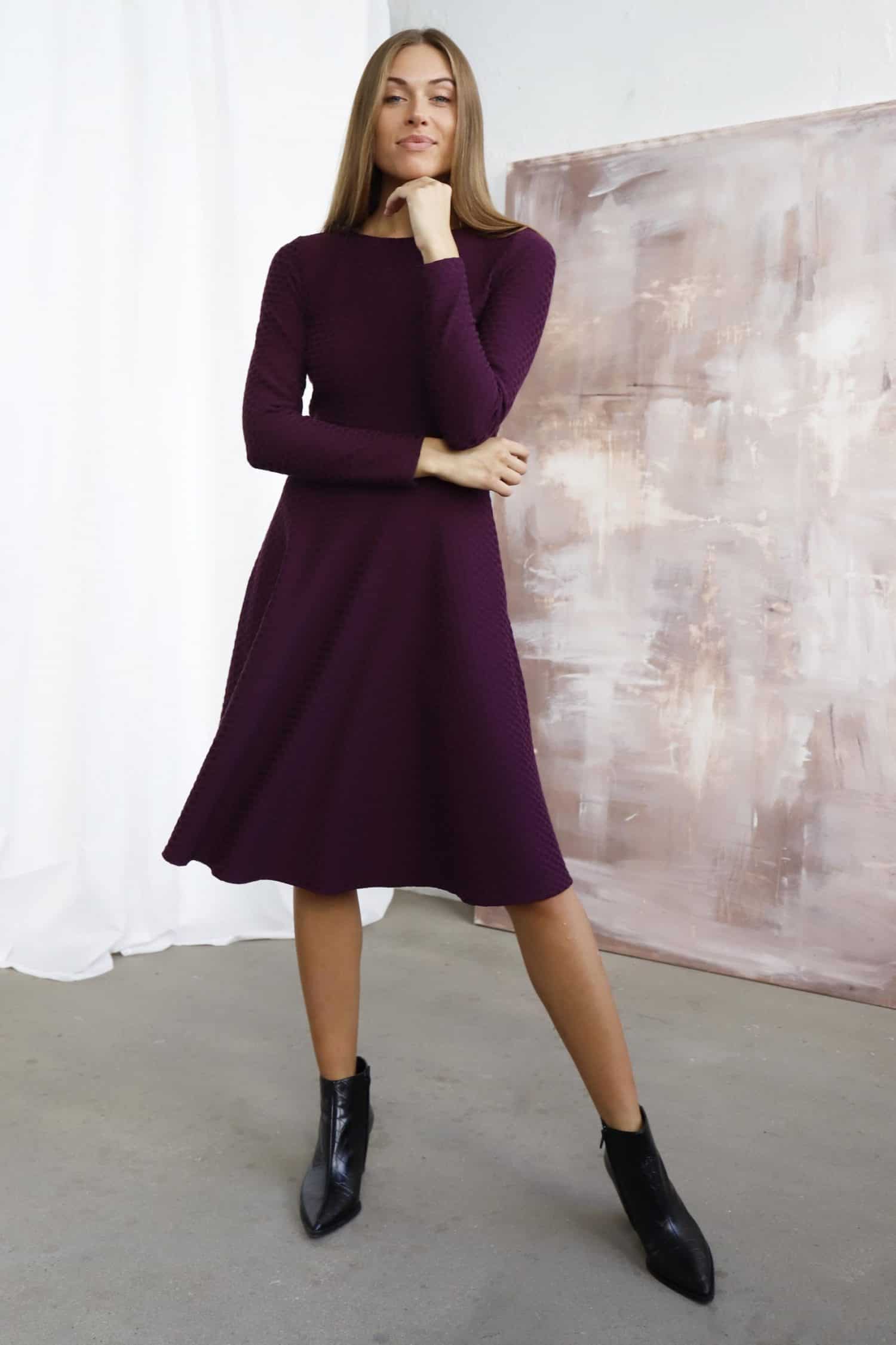 Purple Dress Lauren